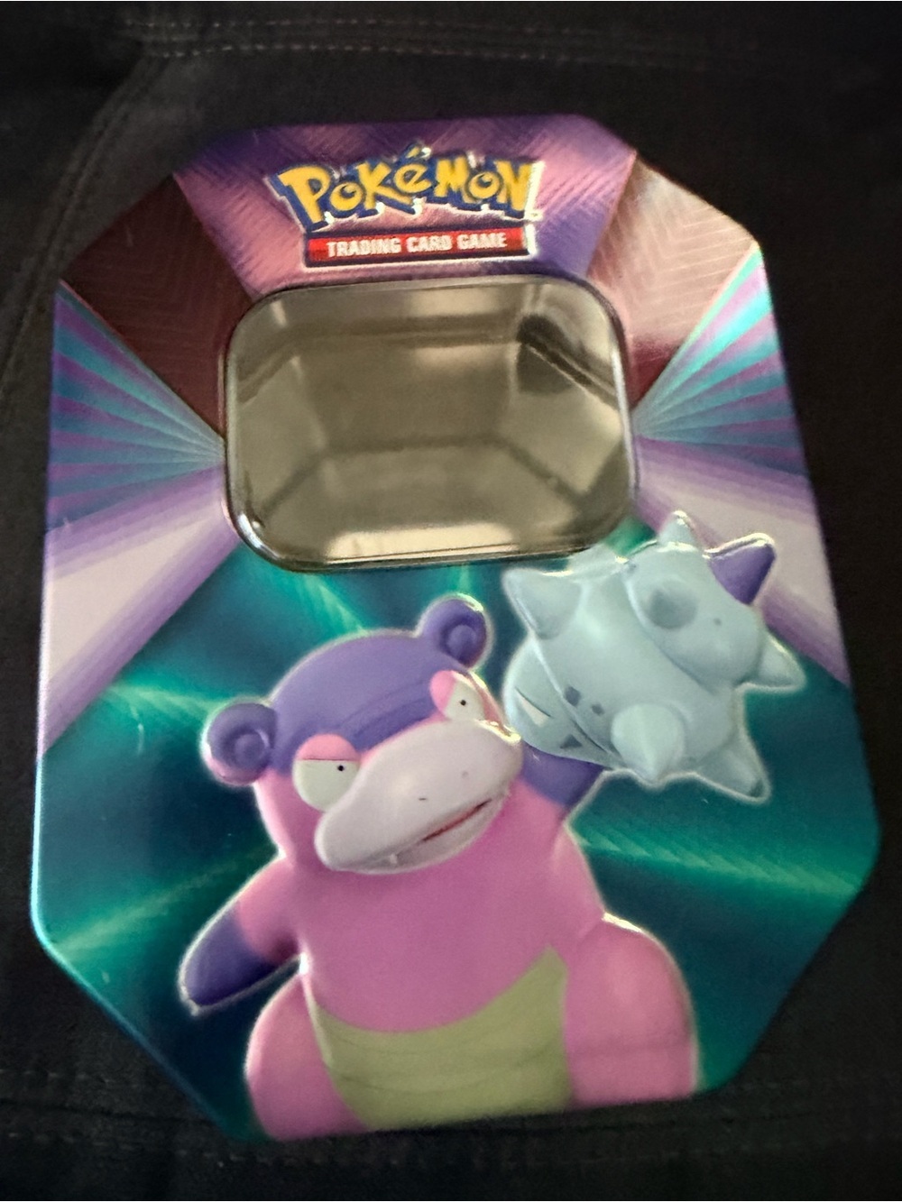 Kids Tin - Pink Slowpoke Card Storage